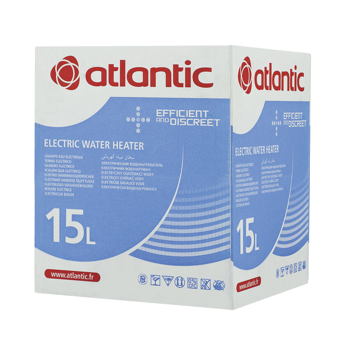 БОЙЛЕР ATLANTIC O’PRO COMPACT PC 15 RB (1600W) - Зображення 4